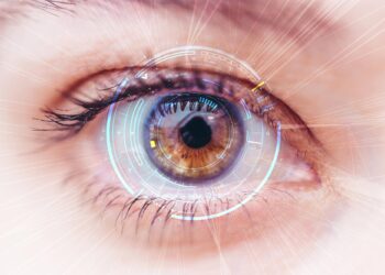 Bionic Eye Scan Technology Concept