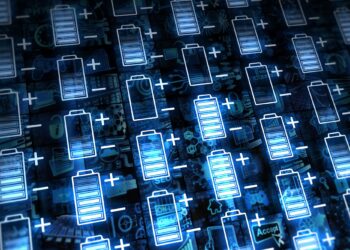 Battery Network Energy Storage Grid Concept