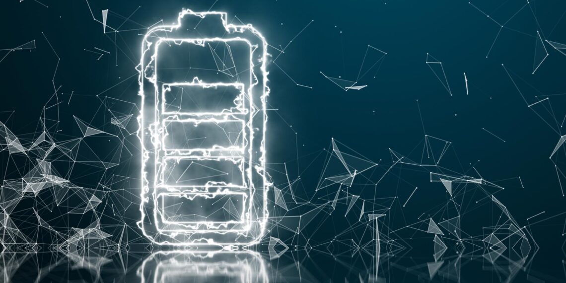 Battery Technology Illustration