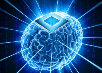 Brain With Computer Chip Implant