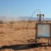 Harvesting Water in Desert Concept