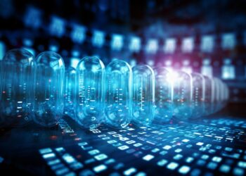 Drug Development AI Manufacturing Concept