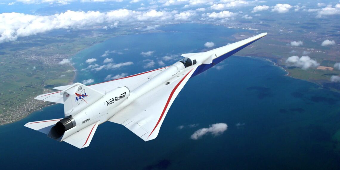 Sonic Thump Not Sonic Boom: Lanzamiento del avión supersónico silencioso X-59 de la NASA