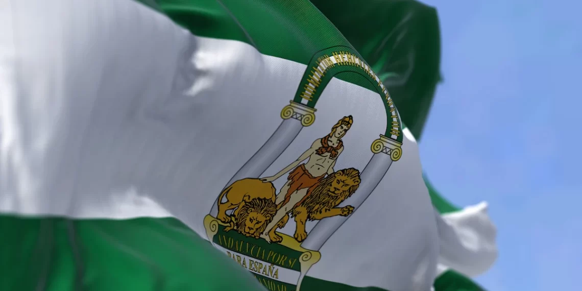 Significado de los colores y el escudo de la bandera de Andalucía