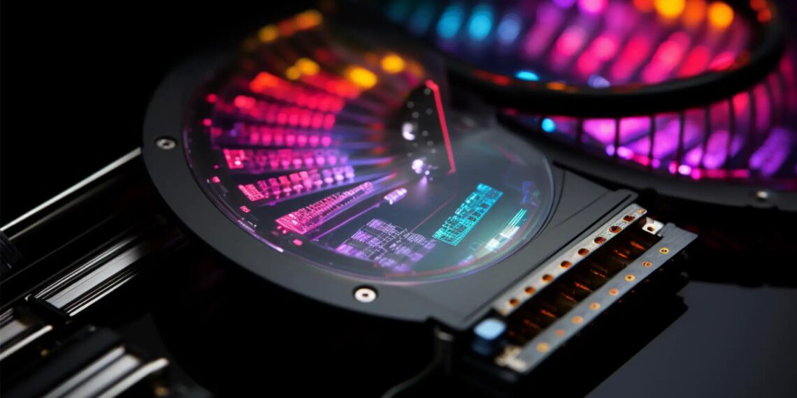 DNA Chip Art Illustration