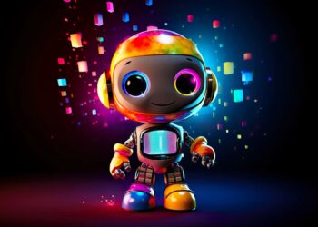 Cute Colorful Robot