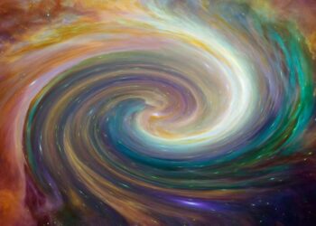 colisión de dos galaxias