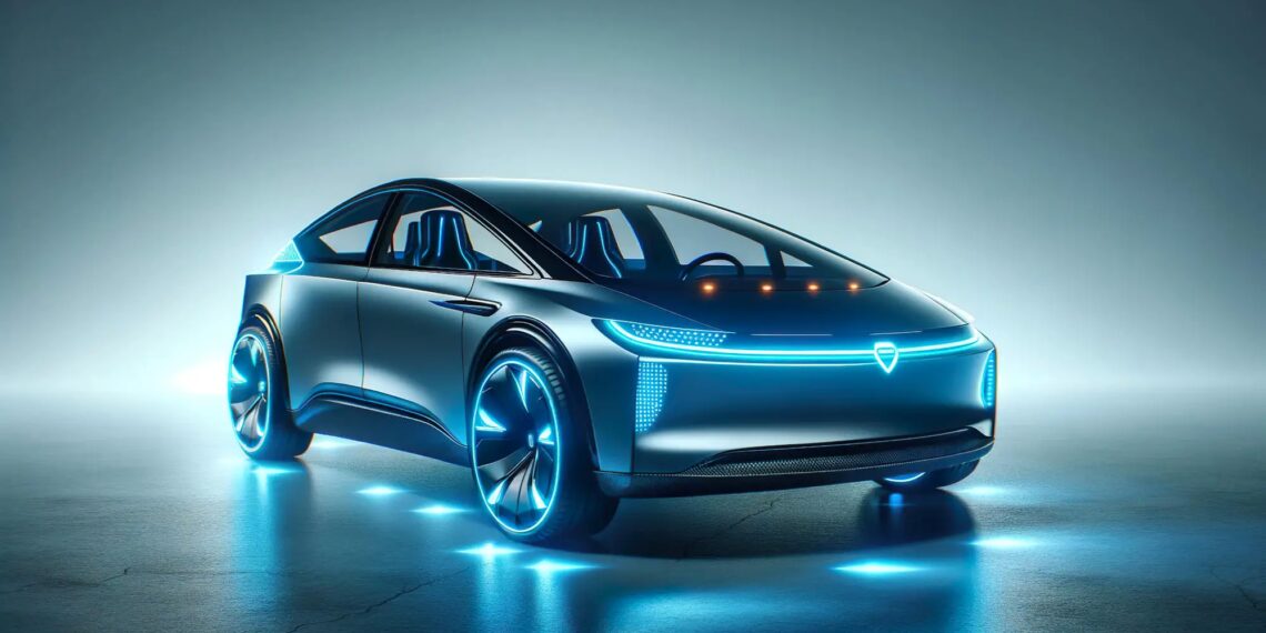 Futuristic Electric Vehicle
