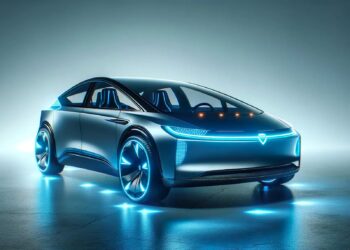 Futuristic Electric Vehicle