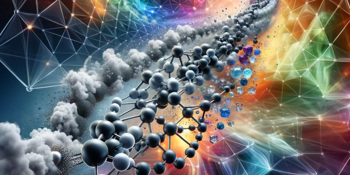 Fuel From Carbon Dioxide Art Concept