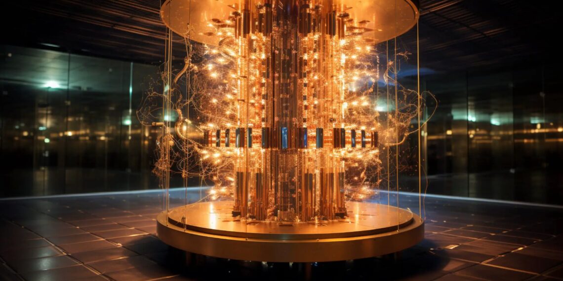 Quantum Computer Technology Concept