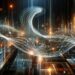 Abstract Energy Technology Ribbon