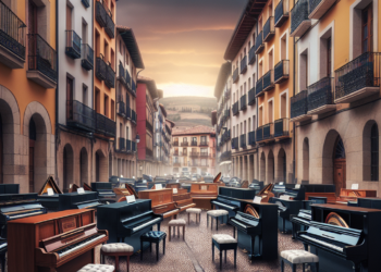 Descubre el Encanto Musical: Pianos Inundan las Calles de Logroño