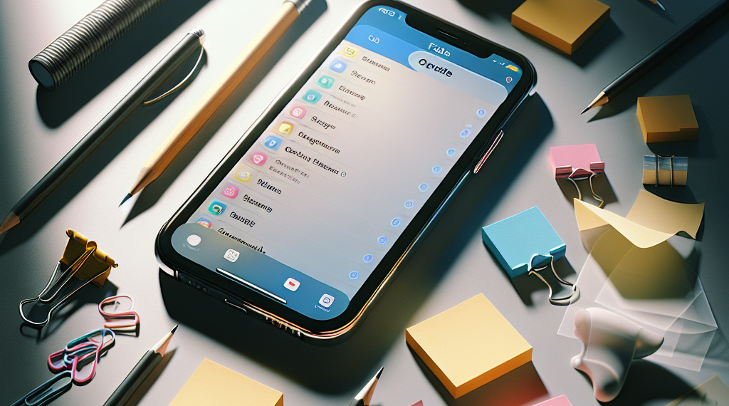 Guía Definitiva: Cómo Organizar Notas en tu iPhone de manera Eficiente