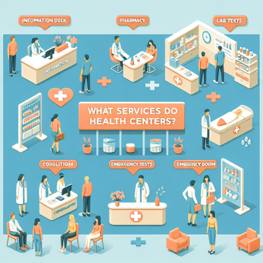 ¿Qué servicios prestan los centros de salud?