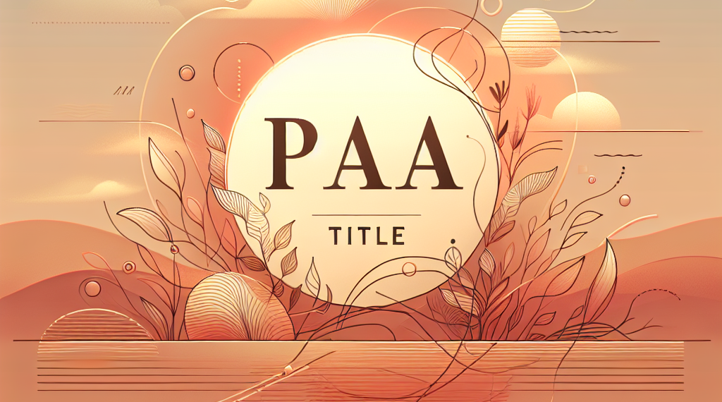 PAA Title