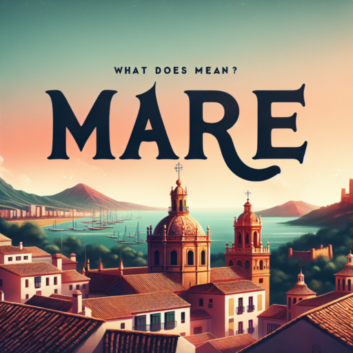 ¿Qué significa Mare en andaluz?